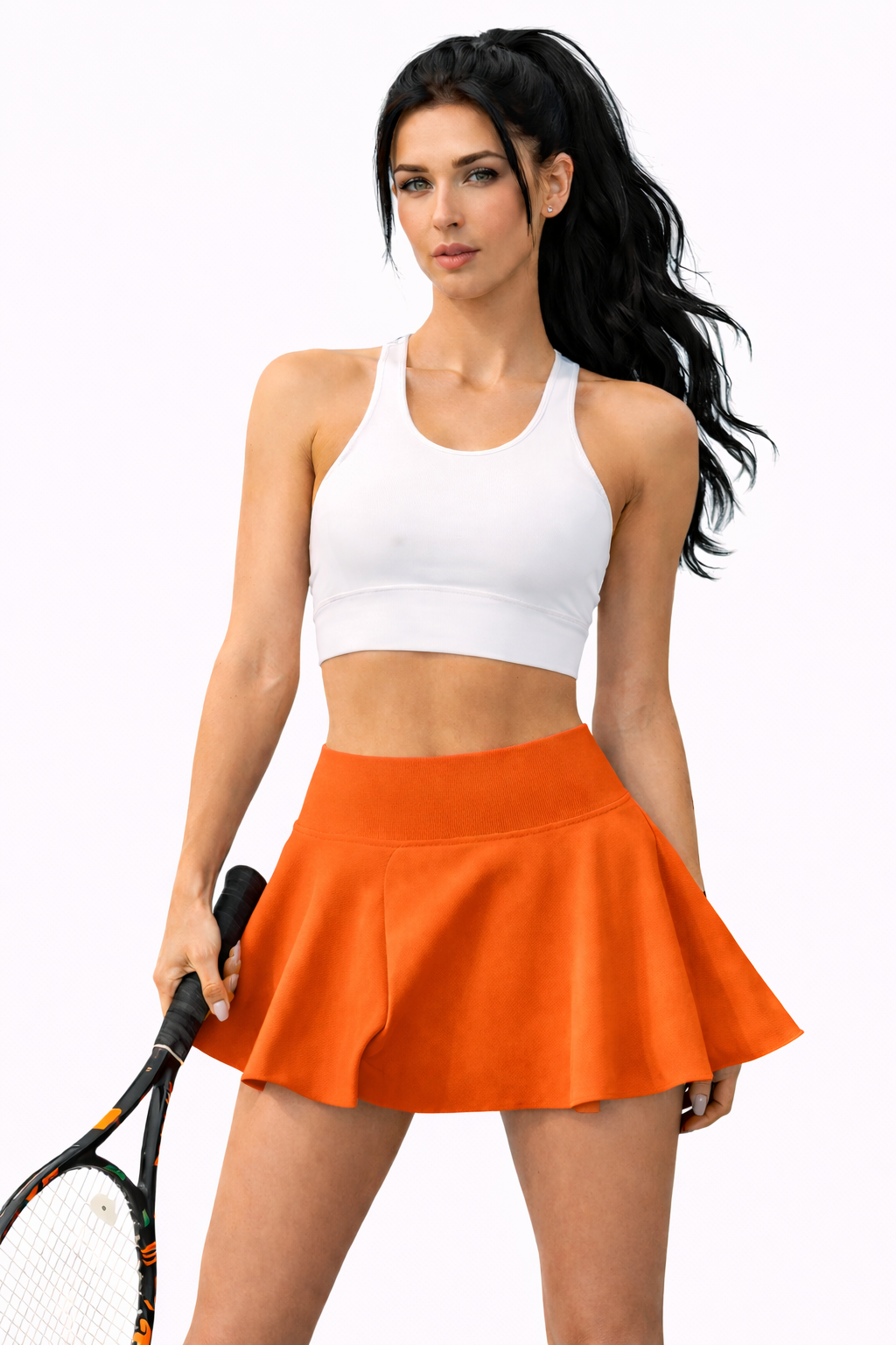 Velocity Skirt Neon Orange